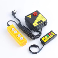 Palans électriques 220V avec télécommande sans fil, double commande avec commande filaire et télécommande sans fil