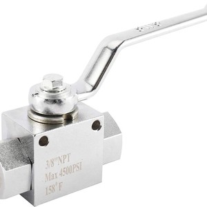 Vanne à boisseau sphérique en acier inoxydable Xi Yi 3/8 po NPT haute pression 500 bars pour pistolet de lavage - Product Image 2
