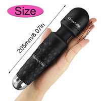 Vibrateurs clitoridiens puissants à 20 vitesses, baguette magique japonaise AV, charge USB, massage du point G, jouets sexuels pour adultes, pour femmes