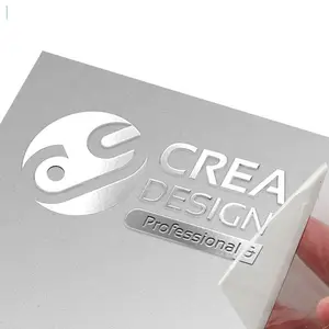 Custom Logo Helder Waterdicht Transparant Reliëf Nikkel Sticker Label Overdracht Metalen Letters Stickers