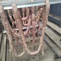 Fumoir électrique commercial entièrement automatique Système facile à nettoyer pour le fumage de la viande et du poisson pour les moyennes et petites entreprises