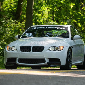 ลิ้นกันชนหน้ารถยนต์ ตัวกระจายลมแบบมุมเอียง สปอยเลอร์ป้องกัน สำหรับ BMW ซีรีส์ 3 E90 E91 E92 E93 M3 ปี 2006-2013 อุปกรณ์ตกแต่งรถยนต์ - Product Image 4