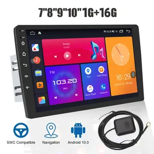 Автомагнитола Android 1din 2DIN мультимедийный плеер Gps DVD Bluetooth WiFi Универсальный видео 7 дюймов 9 дюймов 10 дюймов экраны для автомобилей