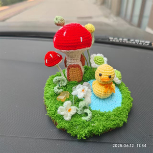 Ornamenti da giardino fatti a mano in stile Country Design creativo con fiori decorativi <span class=keywords><strong>per</strong></span> la ragazza lavorati a maglia <span class=keywords><strong>per</strong></span> la mamma di natale - Product Image 6