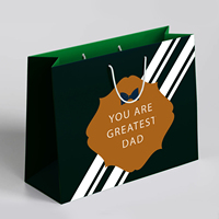 Sacs cadeaux personnalisés avec logo, sacs en papier brillants pour vêtements, sacs de shopping de marque avec poignées