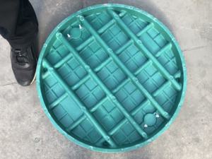 Waterdicht En124 Putdeksel Kunststof Composiet Afsluitbare Smc Ronde/Vierkante Putdeksel - Product Image 5