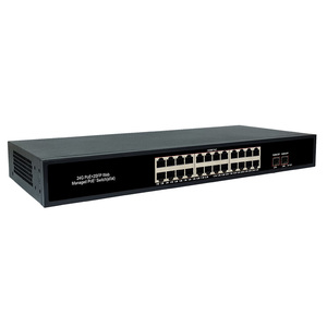 24 Poe Poorten 1000Mbps <span class=keywords><strong>Web</strong></span> Beheerde Poe Switch Gigabit Netwerk Switch Met <span class=keywords><strong>2</strong></span> Sfp Fiber <span class=keywords><strong>Interface</strong></span> - Product Image 6