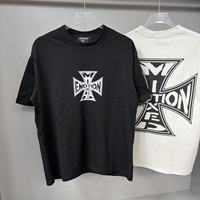 MIXED EMOTION Nouveau T-shirt décontracté à manches courtes pour couple, style urbain populaire, coupe oversize et respirant, idéal pour l'été