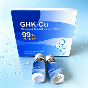Suero de Colágeno con Péptidos de Cobre Azul GHK-Cu en Polvo y Solución, Ayuda a Mantener la Elasticidad, Calma el Enrojecimiento Visible, Mejora la Claridad de la Piel - Product Image 1