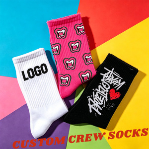 Chaussettes de <span class=keywords><strong>sport</strong></span> personnalisées sur mesure, chaussettes pour hommes, streetwear, emballage, chaussettes athlétiques en coton de <span class=keywords><strong>haute</strong></span> qualité, chaussettes personnalisées OEM - Product Image 1