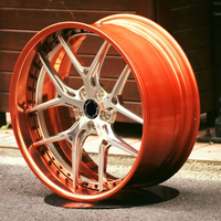 Jantes forgées en alliage d'aluminium de course 16-24 pouces, polissage profond, 2 ou 3 pièces, pour BMW et Audi, entraxes 5x112 et 5x114.3
