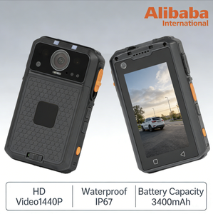 Caméra corporelle portable 4G 2K 30FPS avec <span class=keywords><strong>fonction</strong></span> Push-to-Talk et intégration de système de caméra embarquée pour la gestion des dispatchings - Product Image 1