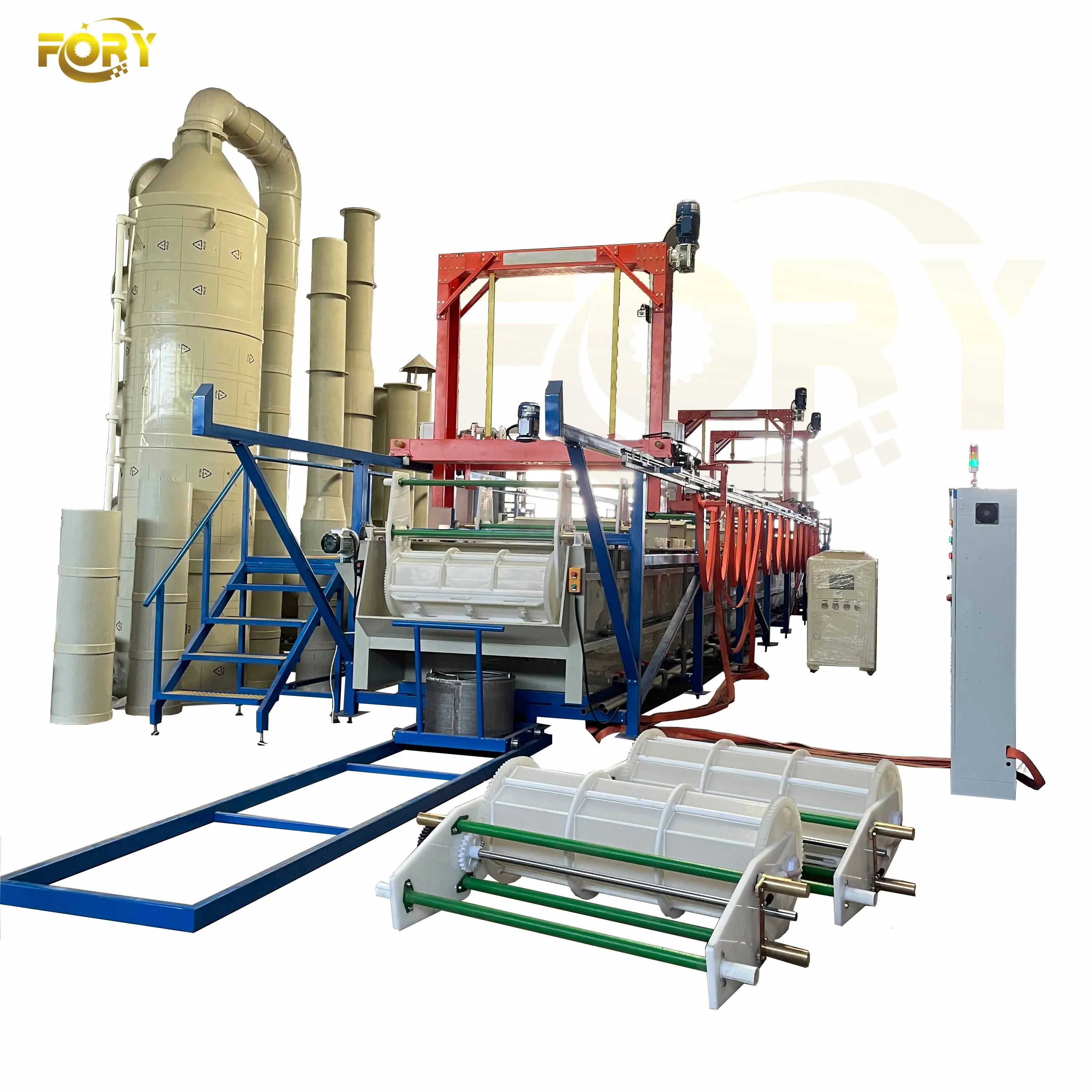 electro plating zinc plating production line /electro plating machine/barrel machines chrome plating