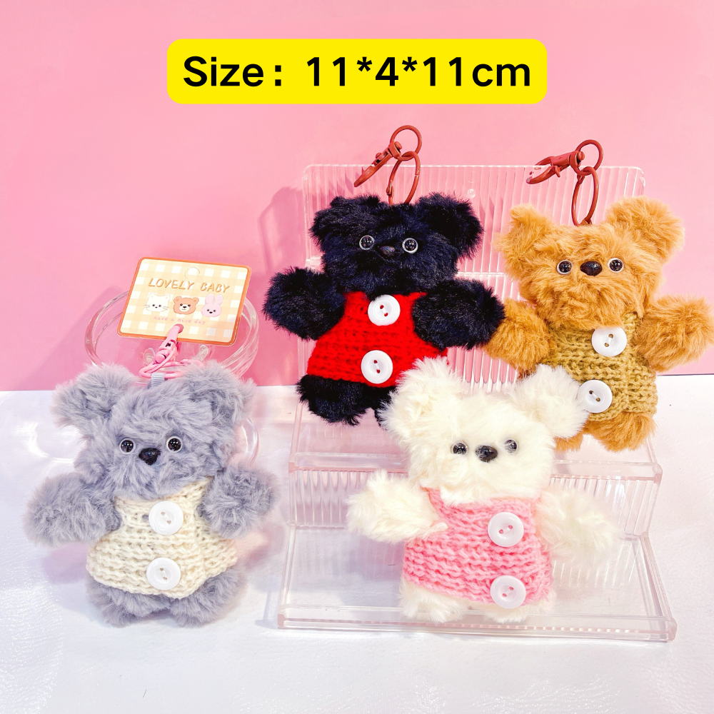 Multi-colour sweater style bear