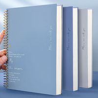 Vente en gros de fournitures de bureau Cahier de revues A4 à couverture rigide en spirale Cahier à spirale imprimé personnalisé de qualité supérieure pour étudiant