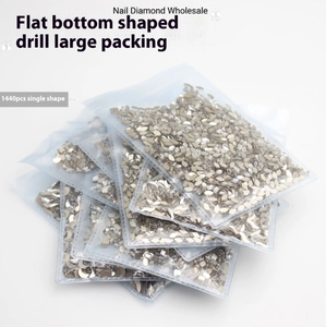 Highquality1440個バルクマニキュア形ガラスラインストーンフラットバッククリスタル卸売ラインストーン - Product Image 5