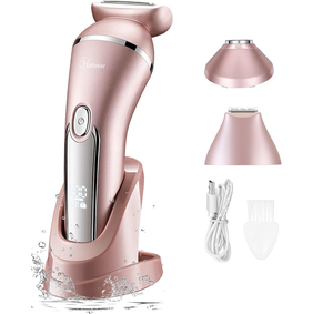 Rasoir électrique Hatteker Lady Shaver 3 en 1 pour l'épilation, rasoir électrique pour les jambes et les bras, rechargeable par USB, rasoir sans fil pour femmes, utilisation humide et sèche - Product Image 2