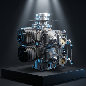 Moteur à essence pour drone à refroidissement par air, quatre cylindres, 560 cm³, deux temps, pour UAV, avion, <span class=keywords><strong>parapente</strong></span>, à vendre - Product Image 1