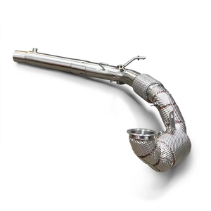 Per <span class=keywords><strong>Volkswagen</strong></span> <span class=keywords><strong>Golf</strong></span> <span class=keywords><strong>8</strong></span>/<span class=keywords><strong>Golf</strong></span> <span class=keywords><strong>8</strong></span> GTI/Tiguan/Arteon 2.0T 2019-2023 Downpipe ad alte prestazioni di scarico modificato prestazioni da corsa - Product Image 1