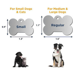 <b>Dog</b> Id <b>Tag</b> Blank Different Shape Personalized Custom Your Text Engraved Metal Blank <b>Dog</b> <b>Tag</b> - Product Image 3