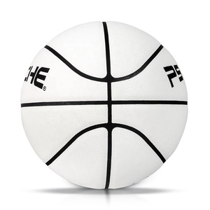 Balón de Baloncesto PSYCHE Personalizado de Goma Blanca, Tamaño 7, Cámara de Goma Natural, Balones de Práctica Duraderos que Cambian de Color para Entrenamiento - Product Image 6