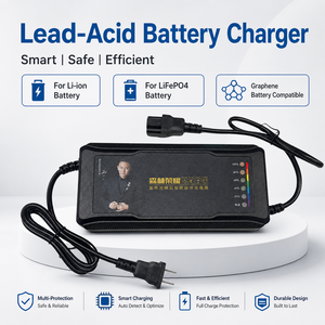 <span class=keywords><strong>Caricabatterie</strong></span> GUBANG efficiente multi-batteria al piombo-acido per batterie al grafene di e-bike/e-scooter, certificato CE/FCC/ROHS, uscita DC 48V/4A - Product Image 2