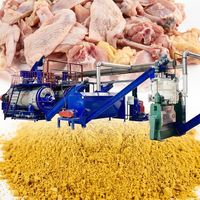 Machine de traitement des déchets animaux certifiée CE CM-1T/Batch, conforme à la norme d'inactivation EU 1069/2009 pour la récupération des ressources MBM et des graisses