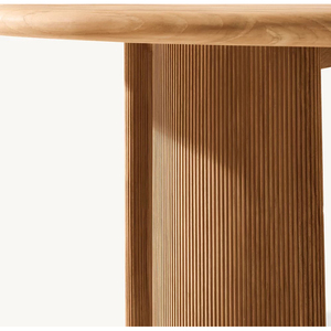 Mesa Redonda de Madera de Teca de Diseño Moderno y Alta Calidad para Patio Exterior, Jardín, Precio de Fábrica, Muebles de Madera - Product Image 6
