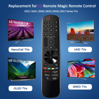Control remoto mágico para LG Smart TV, reemplazo para MR20GA MR21GA MR22GA MR23GA, con puntero y función de voz