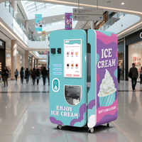 Máquina Expendedora Automática de Helados para Centros Comerciales, Solución de Venta de Helados Suaves para Negocios Minoristas
