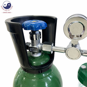 Cylindre d'oxygène médical en acier HG-IG10L avec régulateur haute pression certifié ISO9809, pression de service 150/200 bar, à vendre - Product Image 3