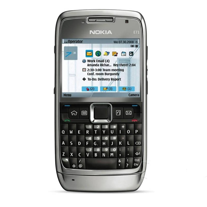 Nokia E71 3G smartphone orijinal yenilenmiş telefon için müzik oyun telefonu