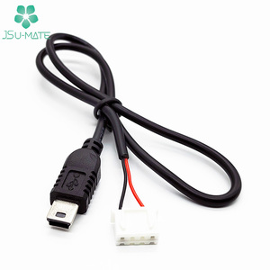 كابل طاقة USB مخصص من النوع B بـ 5 سنون ذكر إلى موصل موليكس بـ <span class=keywords><strong>2</strong></span> أو 3 أو 4 سنون، كابل USB بـ 4 سنون موليكس، كابل بـ 4 سنون - Product Image 5