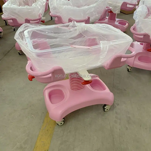 Высококачественная многофункциональная Больничная мебель детская кроватка для центров по уходу прочная металлическая пластиковая и железная детская кровать - Product Image 3