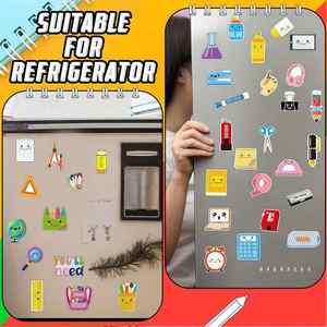 Imanes de Papel Educativos con Diseño de Dibujos Animados para la Gestión del Aula, Ecológicos, Impermeables, 36 Piezas, para Maestros, Imán para Refrigerador - Product Image 4