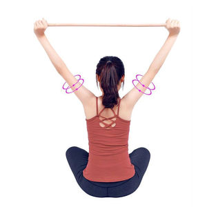 Logo personalizzato forma posteriore raddrizzante palo in legno <span class=keywords><strong>Pilates</strong></span> Yoga bastoni - Product Image 2
