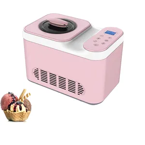 Otomatik ev yapımı dondurma makinesi elektrikli dondurulmuş meyve dondurma yapma makinesi ev için
