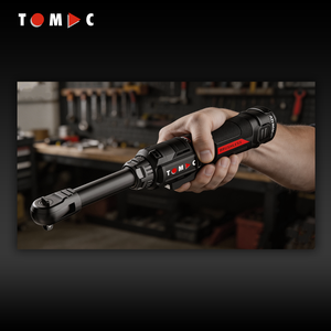 Chiave a Cricchetto Professionale TOMAC 12V Senza Spazzole <span class=keywords><strong>3</strong></span>/<span class=keywords><strong>8</strong></span>" con Manico Lungo, 85Nm 0-250rpm, Certificata CE - Per Settore Automobilistico e Industriale - Product Image 4