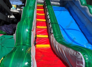 <span class=keywords><strong>Château</strong></span> gonflable aquatique avec toboggan aquatique gonflable, piscine, zones d'escalade et de ramassage, et jeux de sport et d'amusement pour l'extérieur - Product Image 5