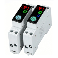 Interrupteur intelligent WiFi Tuya 1P 63A, disjoncteur miniature, montage sur rail DIN, protection contre les surcharges et les courts-circuits, commande vocale