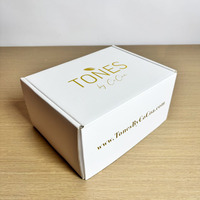 Voll farbig bedruckte Flat Pack Verpackungs box Wellpappe gestanzte Falt kraft Mailer Versand Mailing Box
