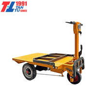 Carretilla Eléctrica China de Plataforma Plana para Transporte, Carro de Construcción de Tres Ruedas, Carretillas y Carros de Mano Eléctricos