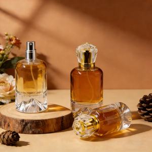 Botella de Perfume de Vidrio Cuadrada Vacía con Fondo Grueso y Tapa, Ecológica, con Logotipo Personalizado, 30 ml, 50 ml, 100 ml, Estilo Volcán - Product Image 3