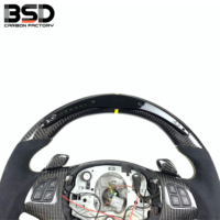 Volant en fibre de carbone avec écran LED personnalisé pour BMW M3 E46, E39, E53, E90, 320i, 335i, 330ci, 325i, E91, E92, E93
