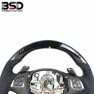 Volante de Fibra de Carbono con Pantalla LED Personalizada para <span class=keywords><strong>BMW</strong></span> M3 E46, E39, E53, E90, <span class=keywords><strong>320i</strong></span>, 335i, 330ci, 325i, E91, E92, E93 - Product Image 6