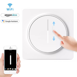 Interrupteur mural tactile LED wifi intelligent, livraison gratuite, EU/UK, variateur de lumière à intensité réglable - Product Image 1
