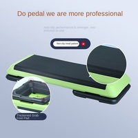 Plateforme de step aérobique personnalisable de 110 cm, hauteur réglable, antidérapante, stable, pour la remise en forme, l'exercice physique, la salle de sport, l'entraînement à domicile