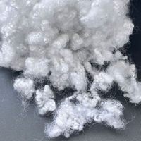 Fibre de polyester 100% creuse conjuguée 15D siliconée ignifuge pour rembourrage de coussins