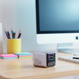 Nuevo Cargador Inteligente con IA de 45W GaN PD3.0, Adaptadores Universales para Viajes y Negocios, Cargador de Pared Inteligente con IA de 45W para Doble Escenario - Product Image 6