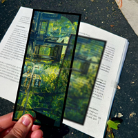 3 marque-pages esthétiques transparents |   Marque-pages modernes en film PET transparent de couleurs assorties pour étudiants, journalisation et études